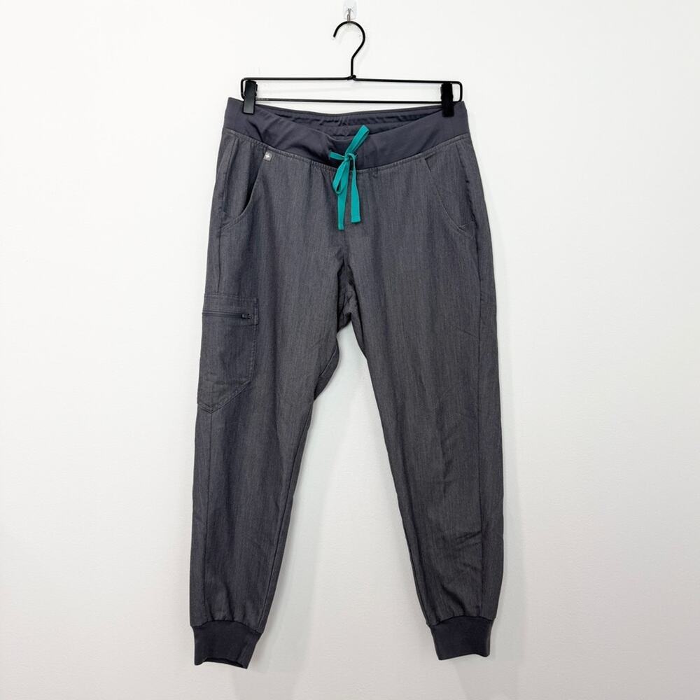 Figs Zamora Jogger Scrub Pants Graphite Gray Size Medium Petite
